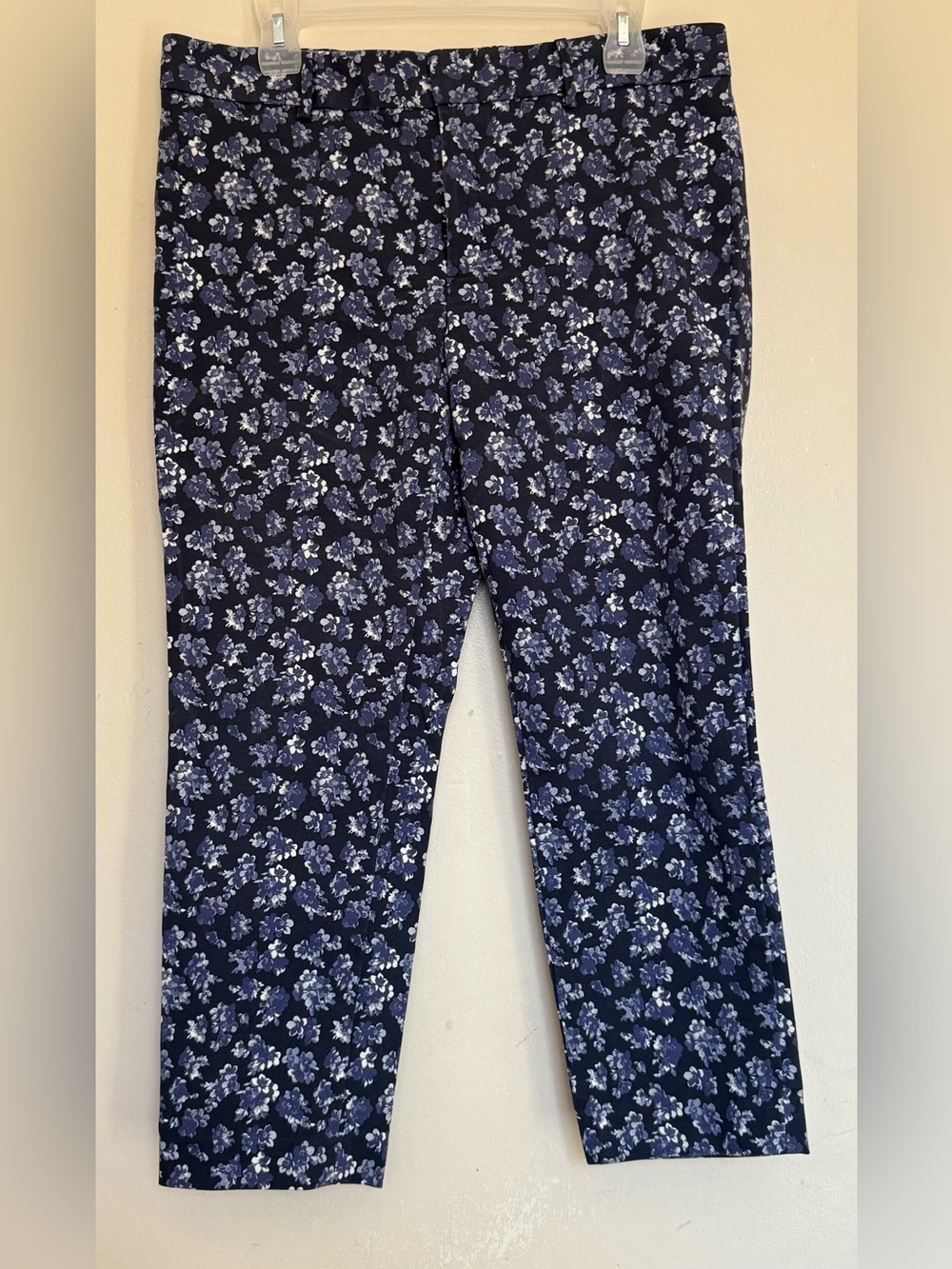 Club Monaco Navy Floral Skirt